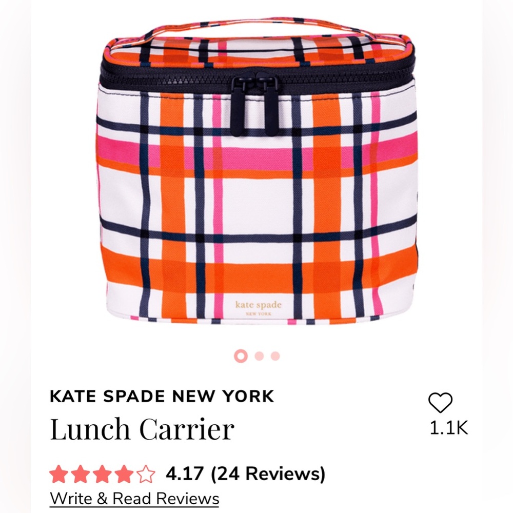 Kate Spade Colorful Lunch bag